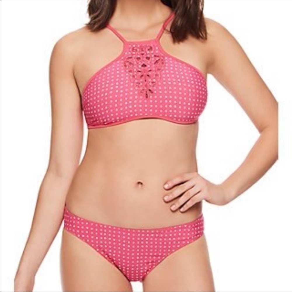 Vera Bradley Kismet Polka Dot Reversible Bikini